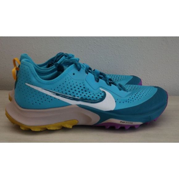 Nike CW6062-400 Men's Sz 10 Blue/White Air Zoom Terra Kiger 7 Running Shoes - Picture 7 of 10